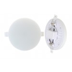 Downlight panel LED Redondo SIN MARCO 120mm 12W, corte ajustable 75 a 100mm